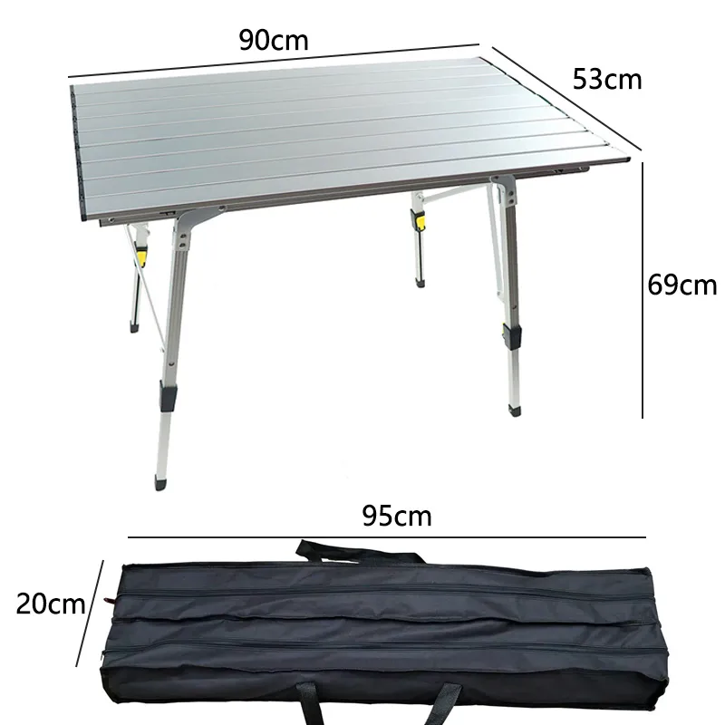 Table de camping télescopique