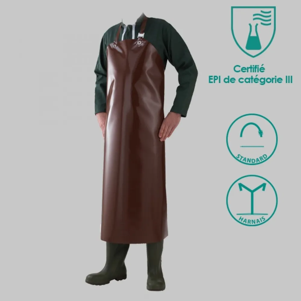 Tablier protection chimique Vinyl SIERRA MANULATEX I Sécurama