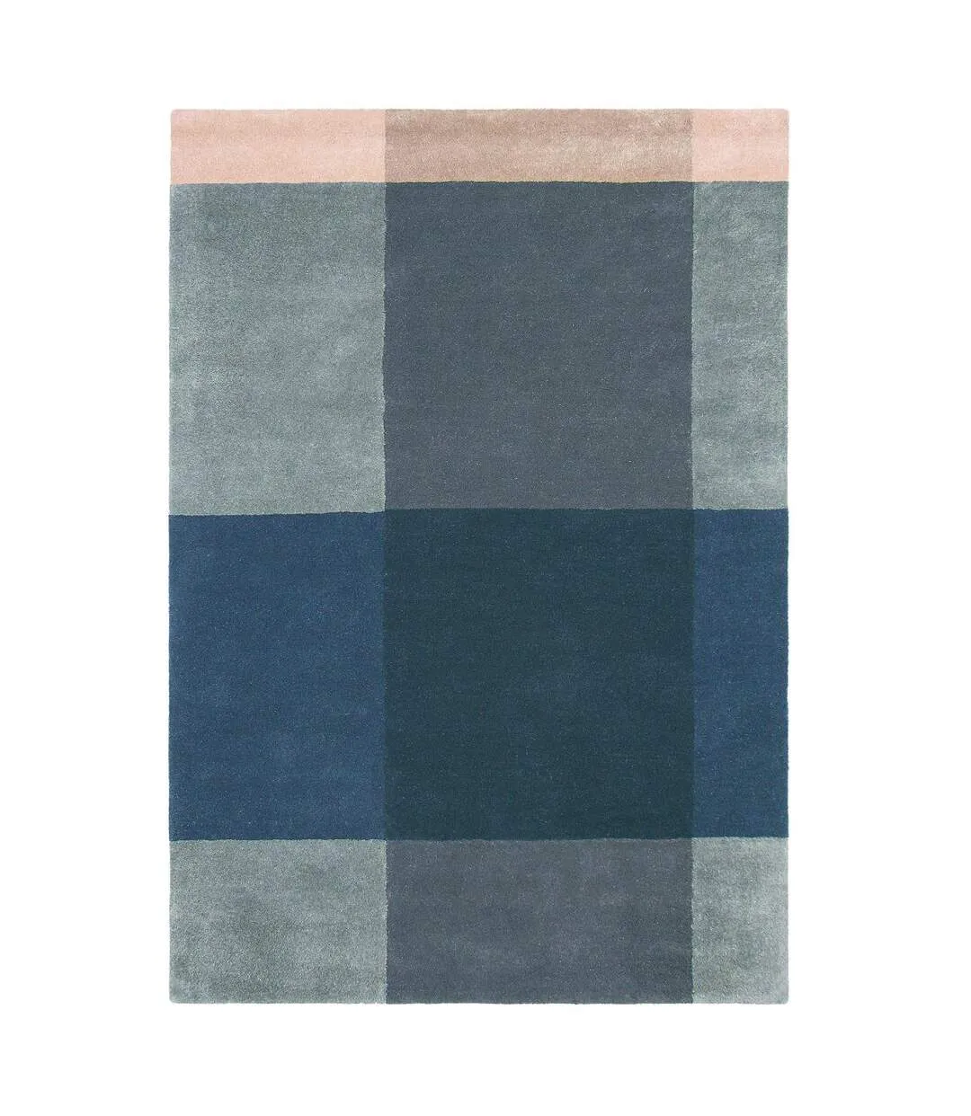 Tapis salon PLAID tufté main en laine