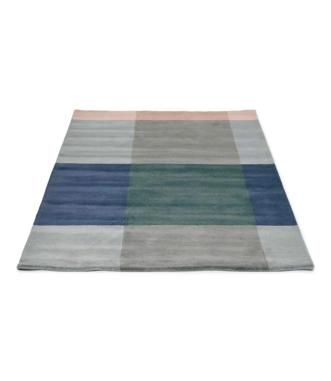 Tapis salon PLAID tufté main en laine