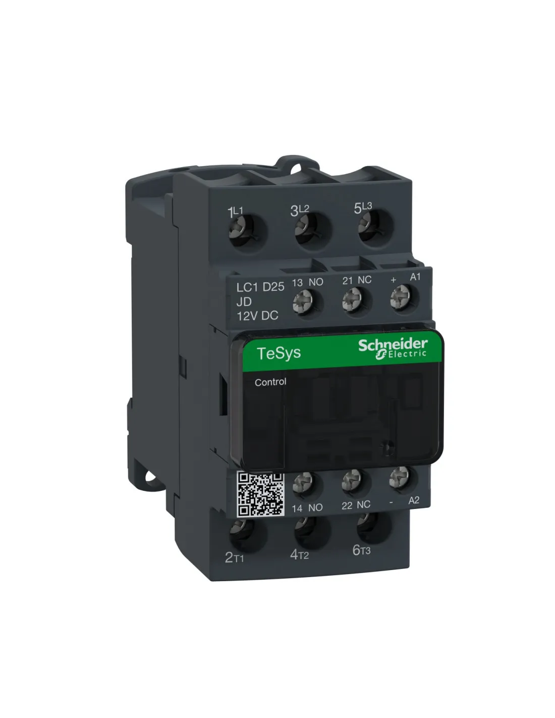 TeSys LC1D contacteur 3P AC-3 440V 25A bobine 12Vcc SCHNEIDER LC1D25JD