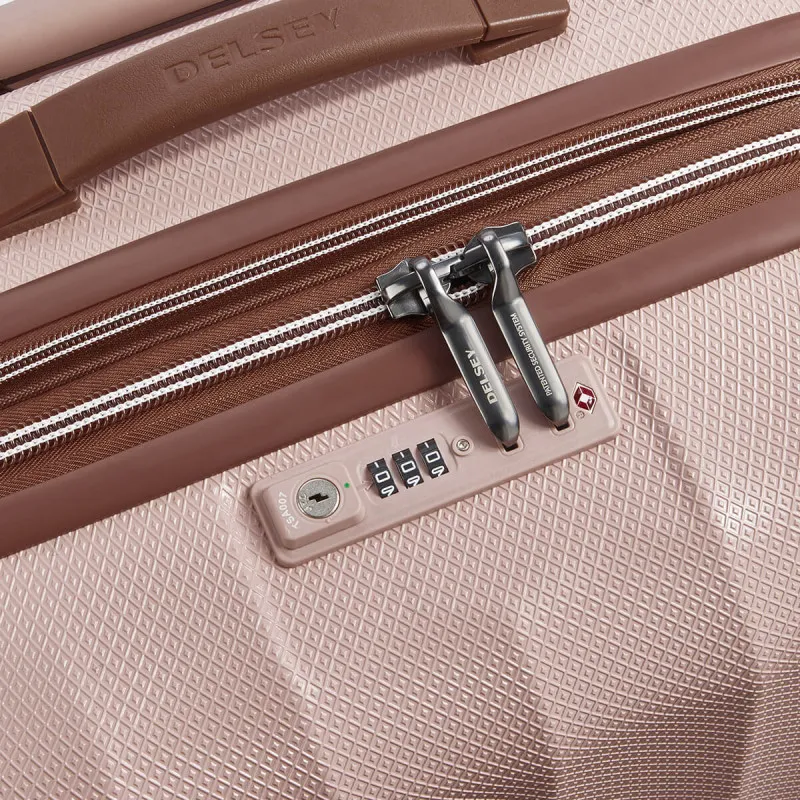 Valise rigide St-Tropez Extensible 76.5 cm Rose