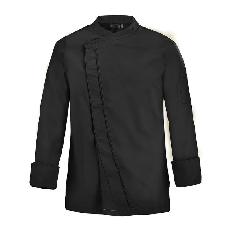 Veste de Cuisine Homme Mint Manches Longues Noir - LAFONT