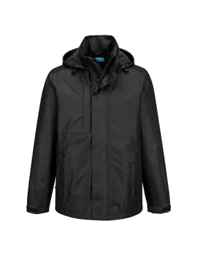 veste de pluie wx2 eco-conçu - taille xxxl - noir - portwest