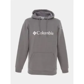 À saisir - Sweat à capuche basic logo gris homme - Columbia | wimod